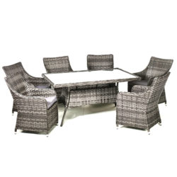 Pacific 6-Seater Outdoor Dining Set